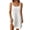🔥 White, variant on Sentmoon Plus Size Prom Dress Summer 2026 Solid Color Sleeveless Crew Neck Modest Dress Regular Fit Spaghetti Strap for Work and Office M