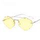 thumbnail image 3 of Gafas de sol sin marco de metal modernas de pasarela, gafas de sol personalizadas para hombres y mujeres, montura pequeña irregular 6604, 3 of 5