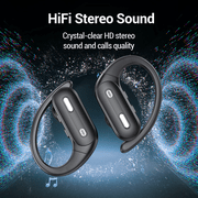 VEAT00L Active Noise Cancelling Ear Buds Wireless Earbuds 75H Playtime Bluetooth Headphones with LED Display Case, Deep Bass Fitness Earphones Gym Running Workout, IP7 Over Earbuds with Earhook