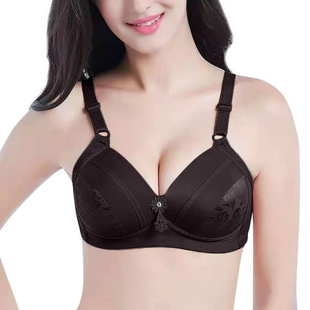 

Women s Bra No Steel Ring Steel Ring Slim Front Button Breathable Gather Spring Summer Casual Basic Soft Fashion Cute Daily Versatile Style Underwear