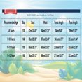 thumbnail image 3 of FFENYAN Summer Girls 3-Piece Swimsuit Set with Printed,Orange - Swim Top Swim Bottoms and Cover-Up Ages 8-12 - Perfect for Beach Days and Pool Parties, 3 of 9