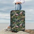 thumbnail image 7 of Disketp Flamingos And Palm Leaves Elastic Travel Luggage Cover Travel Suitcase Protective Cover For Trunk Case Apply To 18''-32'' Suitcase Cover-Large, 7 of 7