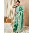 thumbnail image 3 of Ethnic Motifs Embroidered Silk Blend Sarees - 27187302, 3 of 7