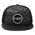 thumbnail image 5 of BASSDASH Flat Brim Trucker Cap Adjustable Snapback Hat Mesh Back For Men Women, 5 of 6
