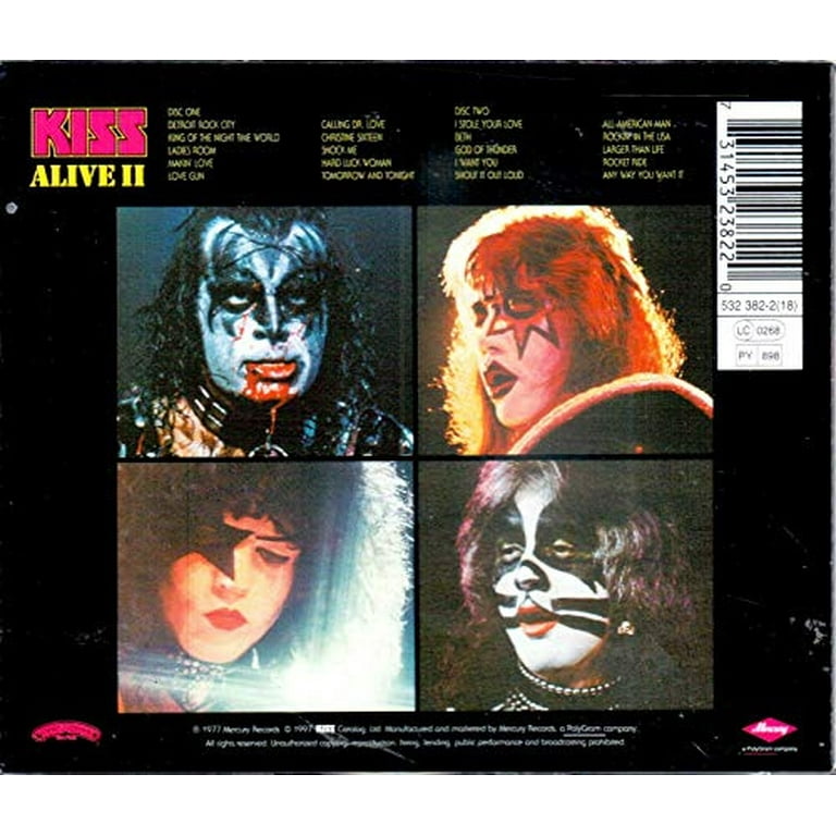 Kiss - Alive II Remastered Heavy Metal CD with Limited Edition