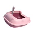 thumbnail image 4 of Cat Bedpan Semi Cerrado Sandbox Kitten Litter Pan, Pet Litter Tray Zulema  Bandeja de arena para gatos, 4 of 8