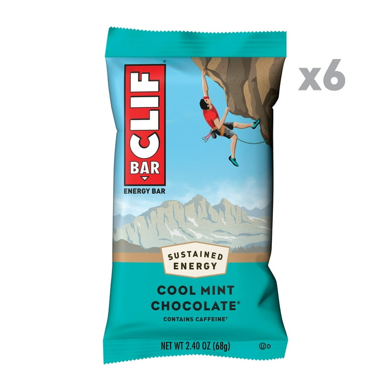 CLIF Bar Cool Mint Chocolate Energy Bars - 6ct