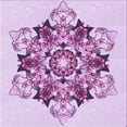 thumbnail image 1 of Ahgly Company Indoor Square Patterned MediumOrchid Purple Area Rugs, 6' Square, 1 of 6