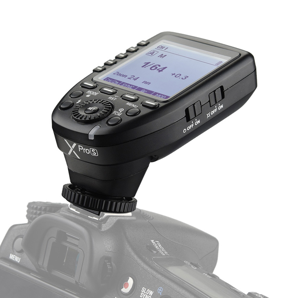 XproS TTL Wireless Flash Trigger Support TTL Autoflash 18000s HSS Large LCD 5 Group Buttons 11 Customizable Functions for  a7 II a77 a99 ILCE-6000L a9 A7R A7RII a350 DSC-RX10 - image 2 of 4