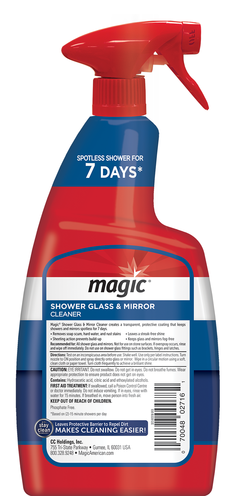 Homax  Shower Glass & Mirror Cleaner - 28 oz bottle