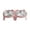 Pink, variant on TFYZYY Elevated Iron Double Pet Bowls for Cats and Dogs Tilted, Non-Slip Feeding Station with Neck Protection, Spill-Proof Design for Food and Water Durable and Stable Pet Supplies
