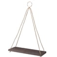 thumbnail image 1 of Rustic Hanging Swing Rope Shelves Wood Hanging Shelves For Wall Macrame Rope Wooden Floating Shelves Indoor BoHo Plant Shelf Swing Storage Shelves, 1 of 8