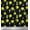 Black, variant on Soimoi Crepe Silk Fabric Skull,Sun & Palm Tree Nature Print Sewing Fabric Yard 42 Inch Wide