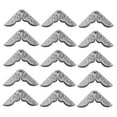 thumbnail image 3 of AURARMLET 40Pcs Metal Corner Protector for Books Silver for Decorating Boxes in Study Back to School, 3 of 8