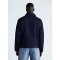 thumbnail image 3 of Free Assembly Men's Pleated Zip Front Denim Jacket, Sizes XS-3XL, 3 of 7