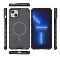 thumbnail image 3 of Case For iPhone 15 [Compatible con la Funda Protectora para Teléfono de Color Sólido con Airbag de Grado Militar MagSafe], Gris Oscuro, For iPhone 15, 3 of 6