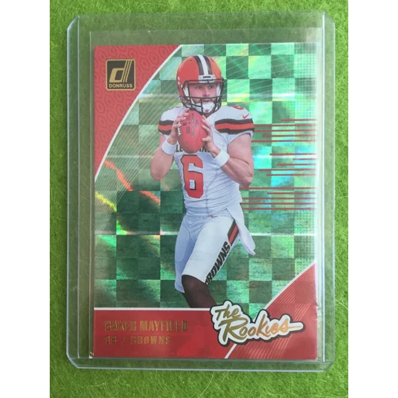 BAKER MAYFIELD ROOKIE CARD PRIZM RC 2018 Panini - Donruss Baker Mayfield SP