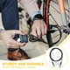thumbnail image 4 of Cable de Seguridad Uxcell Trenzado de Acero Inoxidable Recubierto de Alambre de Seguridad con Doble Lazo para Equipaje de Viaje Candado de Bicicleta Negro 8 ft x 1/8"(3mm), 4 of 7