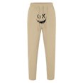 thumbnail image 3 of Zszcpp Men'S Casual Pants Cropped Simple Style Long Suitable Cartoon Print Daily Life Trousers Casual Trouser, 3 of 5