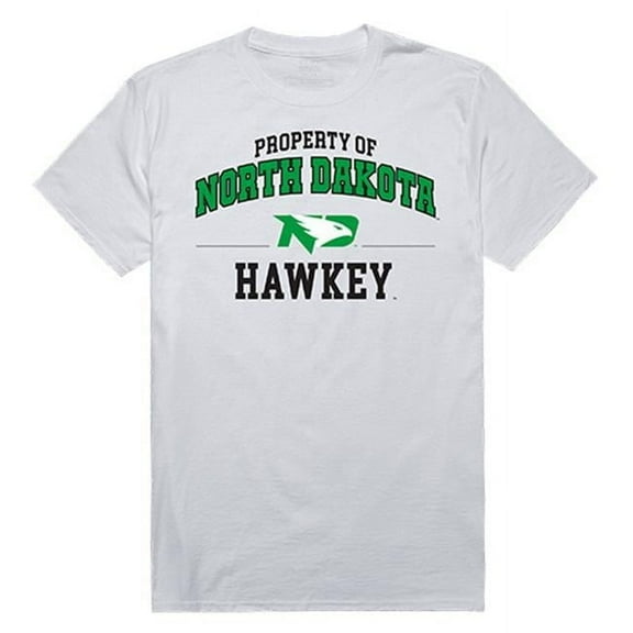 University of North Dakota Property College Tee Shirt - White - Small