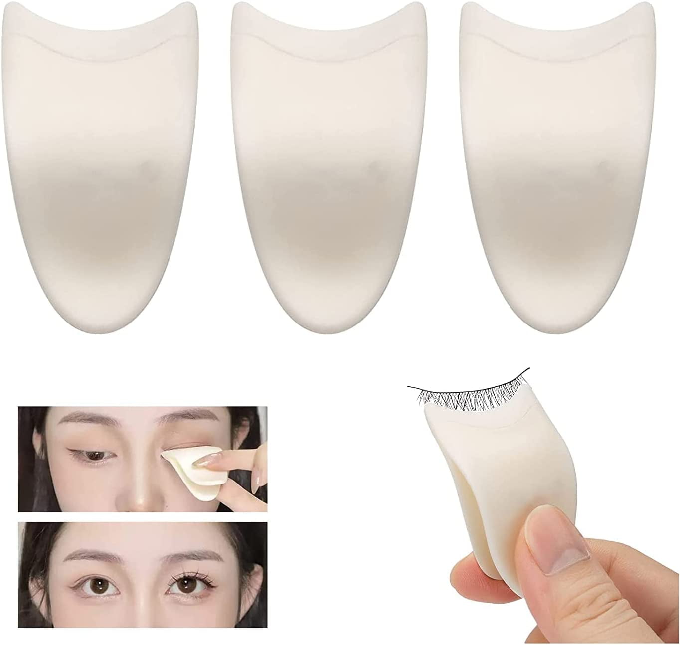 Eyelash Applicator Tool Artificial Eyelash Auxiliary Clip, 35mm Width False Eyelash Tool with