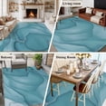 thumbnail image 5 of Teal Green Marble Area Rugs 6'x9', Washable Small Throw Rugs for Kitchen Dining room, Simple Abstract Gradient Fluid Art Indoor Outdoor Rug Non-Slip Low Pile Carpet Runner Reversible Floor Mats, 5 of 8