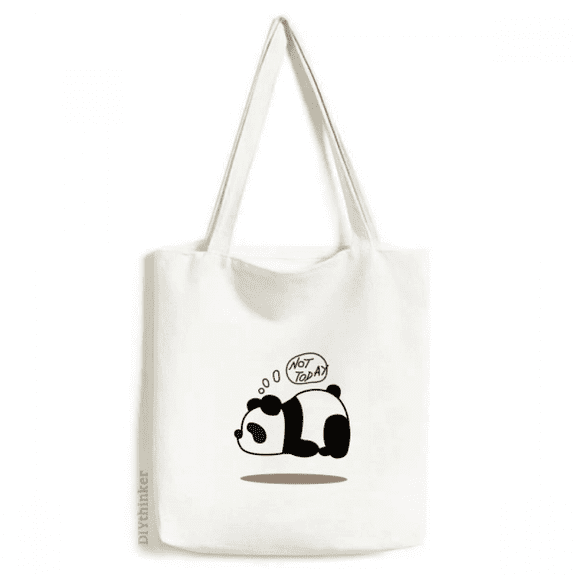 Imagination Panda Floating Eyes Tote Canvas Bag Shopping Satchel Casual Handbag