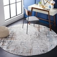 thumbnail image 2 of SAFAVIEH Meadow Roger Distressed Area Rug, Grey/Blue, 6'7" x 6'7" Round, 2 of 8