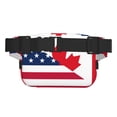 thumbnail image 3 of Easygdp USA Canada Flag Fanny Packs para Mujeres y Hombres, Bolsa de Cinturón, Bolsos de Cruz para Trabajo/Correr/Senderismo, 3 of 9
