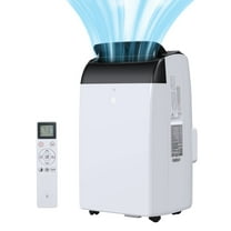 Seetaras Portable Air Conditioner, 14,000 BTU Air Conditioners 3-IN-1 Quiet AC Unit with Remote Control, Built-in Dehumidifier, Fan, Sleep Mode, Cools Room up to 750 sq. ft, Window Exhaust Kit