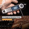 thumbnail image 4 of ChefsTemp Finaltouch X10 Digital Instant Read Meat Thermometer for Grilling, Food, BBQ, Kitchen Cooking, Oil Deep Frying & Candy(Charcoal Gray), 4 of 8