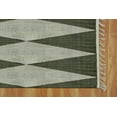 thumbnail image 7 of Casavani - 2'6"x10' Handblock Printed Green Cotton Dhurrie Runner Area Rugs for Hallway, 7 of 7