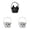 Black 1PCS & Grey 2PCS, variant on Halloween Storage Portable Candy Rope Storage Organization And Storage for Kitchen Storage Scent Proof Container Can Food Storage First Apartment Necessities Dog Food Storage Divided Food Storage