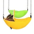 thumbnail image 5 of Small Hammock Warm Bed Comfortable Banana Hideout Cage Accessories for Sugar Glider Hamster Ferret Easy to Hang, 5 of 11