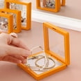 thumbnail image 4 of Caja para Exhibir Joyas ExhibitOrange09 4Pzas Naranja 9x9x2cm Plelícula PE Film Cuadrado Joyero/Exhibidor., 4 of 4