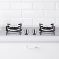 thumbnail image 4 of COMPUKAS 2Pcs Oven Range Cooktop Knob Black ABS for Homeowners in Kitchen, 4 of 6