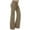 Khaki, variant on Wide Leg Dress Pants for Women Long Inseam Women's Work Pants Elastic Pants Plain and Fashionable Jogging Clothes High Waisted Casual Pants Long Retro Outdoor Pants Classic Retro Harem Pants With