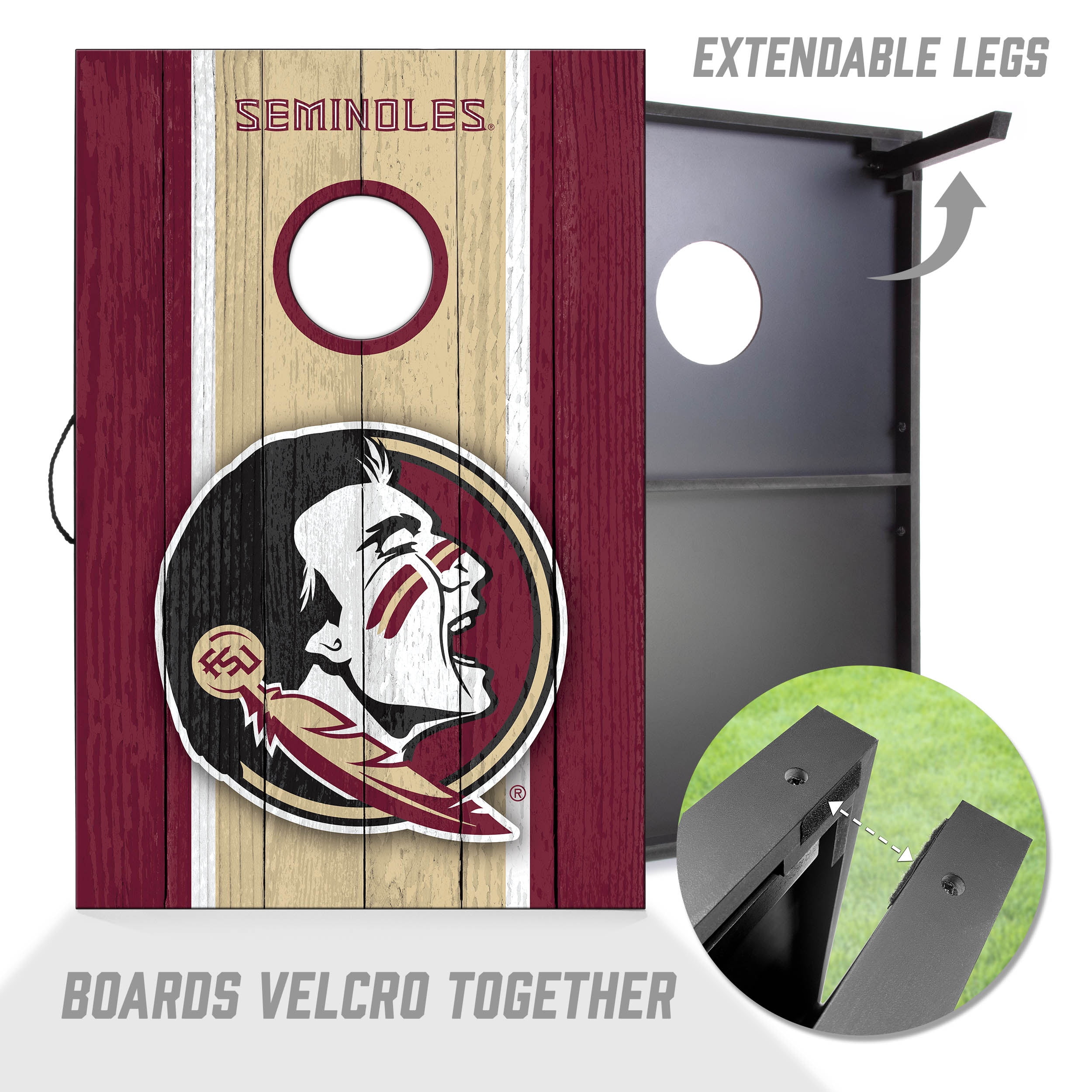 Florida St Seminoles 2x3 MDF Cornhole Game Set