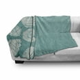 thumbnail image 3 of Snail Soft Flannel Fleece Throw Blanket, Ocean Life Creatures Cockleshell Mollusk Summer Holiday Underwater Tropical, Cozy Plush for Indoor and Outdoor Use, 50" x 70", Pale Teal Coconut, by Ambesonne, 3 of 6