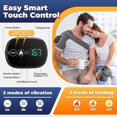 thumbnail image 2 of Wireless heated knee support belt, 3 heating modes, 3 massage levels, touchscreen control, 2 of 5