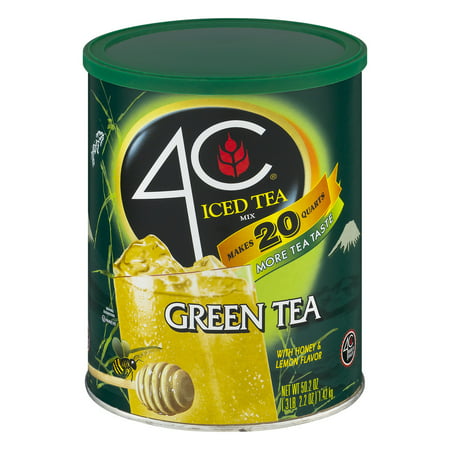 4C Drink Mix, Green Tea, 50.2 Oz, 1 Count - Walmart.com