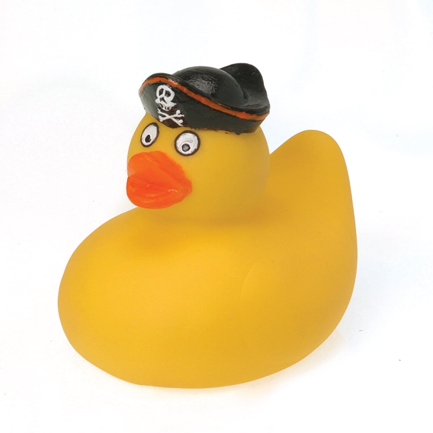 US Toy Large Weighted Carnival Pirate Rubber Ducky 4" Party Favor