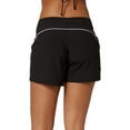thumbnail image 5 of O'Neill Saltwater Solids womens 5 inch stretch boardshorts 5 Black, 5 of 6