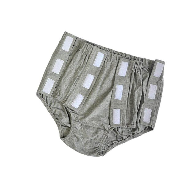 Women Adults Reusable Incontinence Women Underpant Pant Diaper Protective Grey XXL
