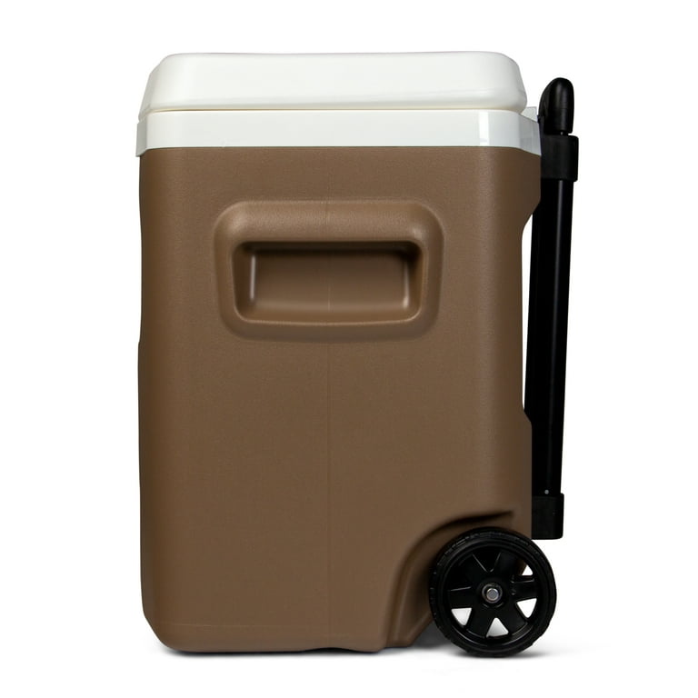 SINOWELL 22 qt. Hard Sided Ice Chest Cooler, Brown 