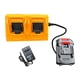 thumbnail image 2 of Juego de adaptadores de enchufe de batería para herramientas eléctricas inalámbricas con enchufe estadounidense para cortadoras de hormigón 4 ranuras, 2 of 9