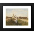 thumbnail image 2 of Eugen Jettel 14x11 Black Modern Framed Museum Art Print Titled - Entrance to the Village of Cayeux (1891), 2 of 5