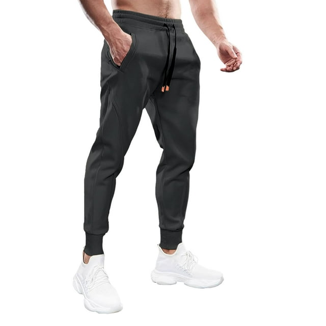 Pantalones deportivos Joggers Fioboc de algodón con bolsillos 2XL para hombre