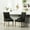 Charcoal, variant on Grey Polyester Chairs with Nail Heads / Decorate Dining Space with 2-Chair Set