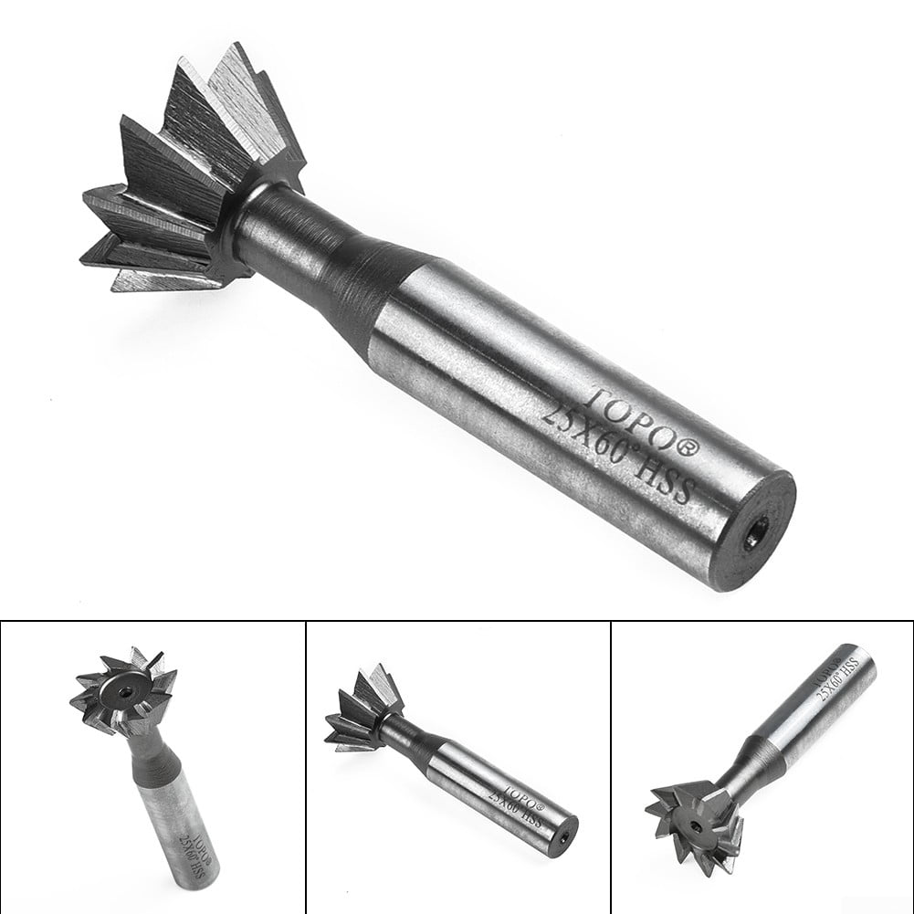 EM-AC6-8 3/8 Dovetail End Mill 60 Degree High Speed Steel 